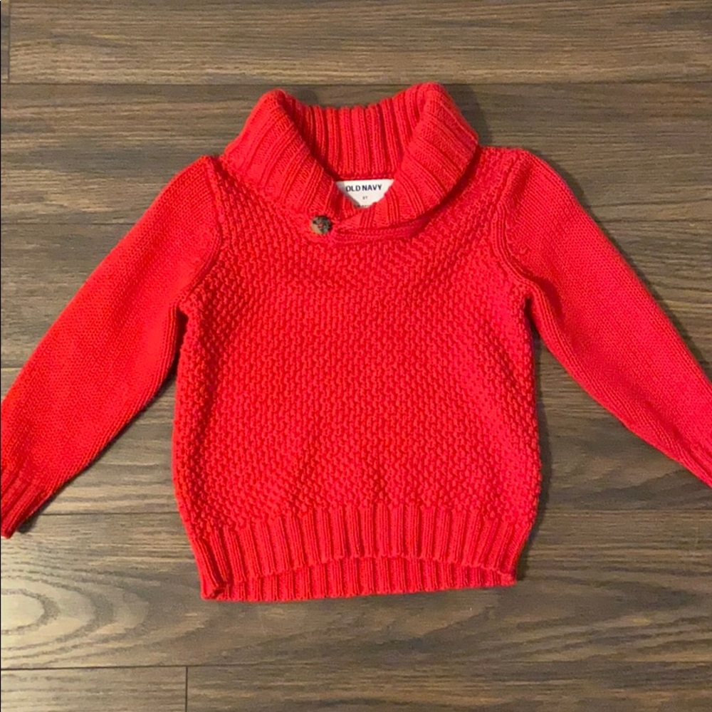 Old Navy Red Sweater 3T